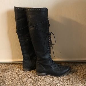 Distressed Free People Boots